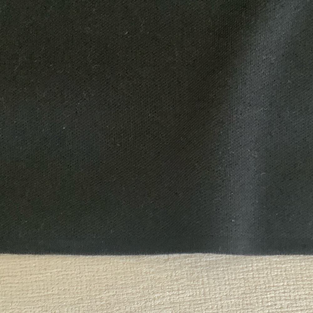London Times Black Knit Dress  White Pearl Accents Scalloped Neckline NWT Large - Picture 8 of 8